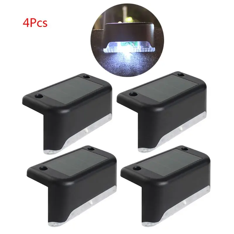 4PCS LED Solar Stair Light Outdoor Solar Path Stair Energy-efficient Light Garden Yard Fence Wall Landscape Lamp Light
4PCS LED Solar Stair Light Outdoor Solar Path Stair Energy-efficient Light Garden Yard Fence Wall Landscape Lamp Light