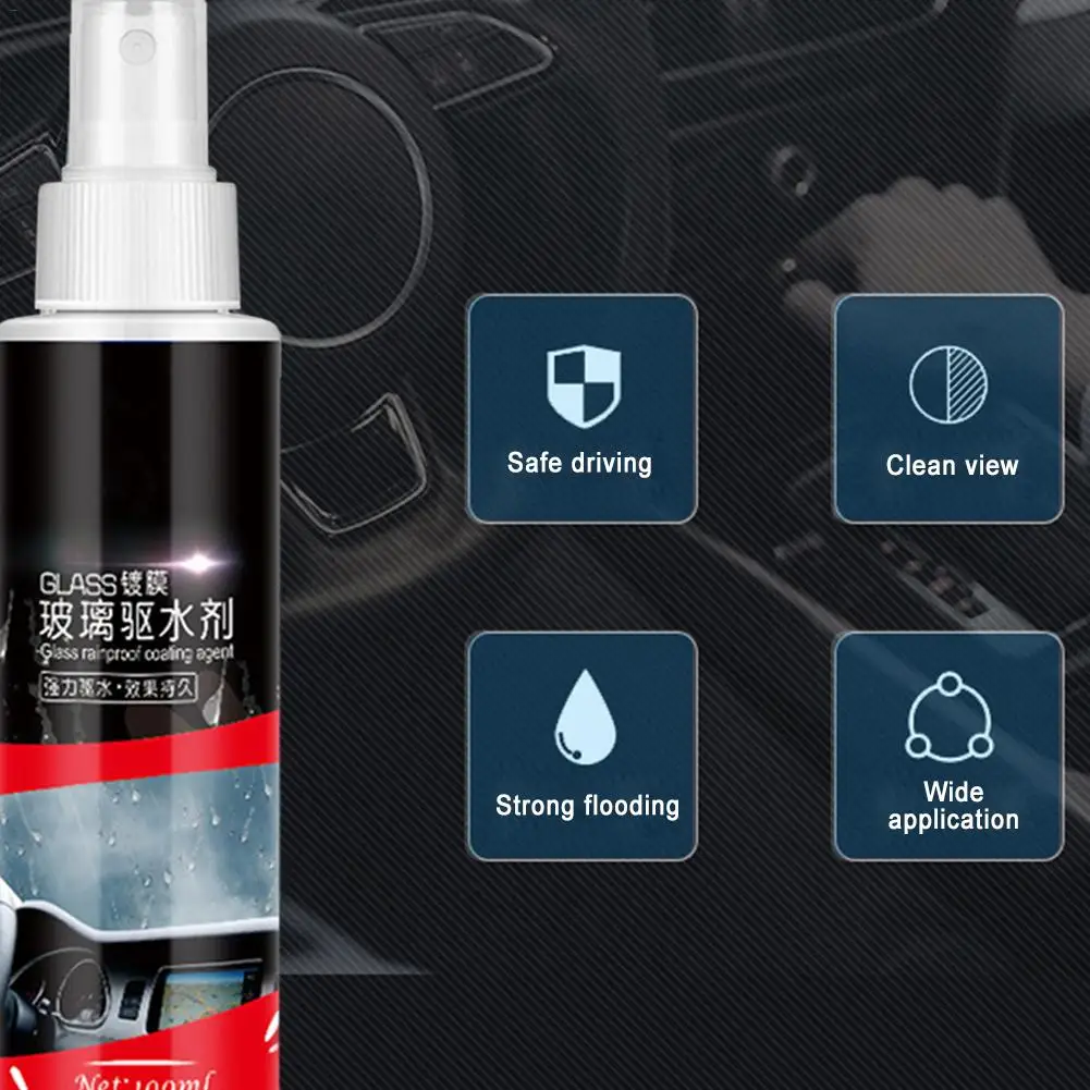 100ML Waterproof Agent Spray For Car Glass Rearview Mirror Coating Agent Front Windshield Rainproof Agent Anti-Fog Coating
100ML Waterproof Agent Spray For Car Glass Rearview Mirror Coating Agent Front Windshield Rainproof Agent Anti-Fog Coating