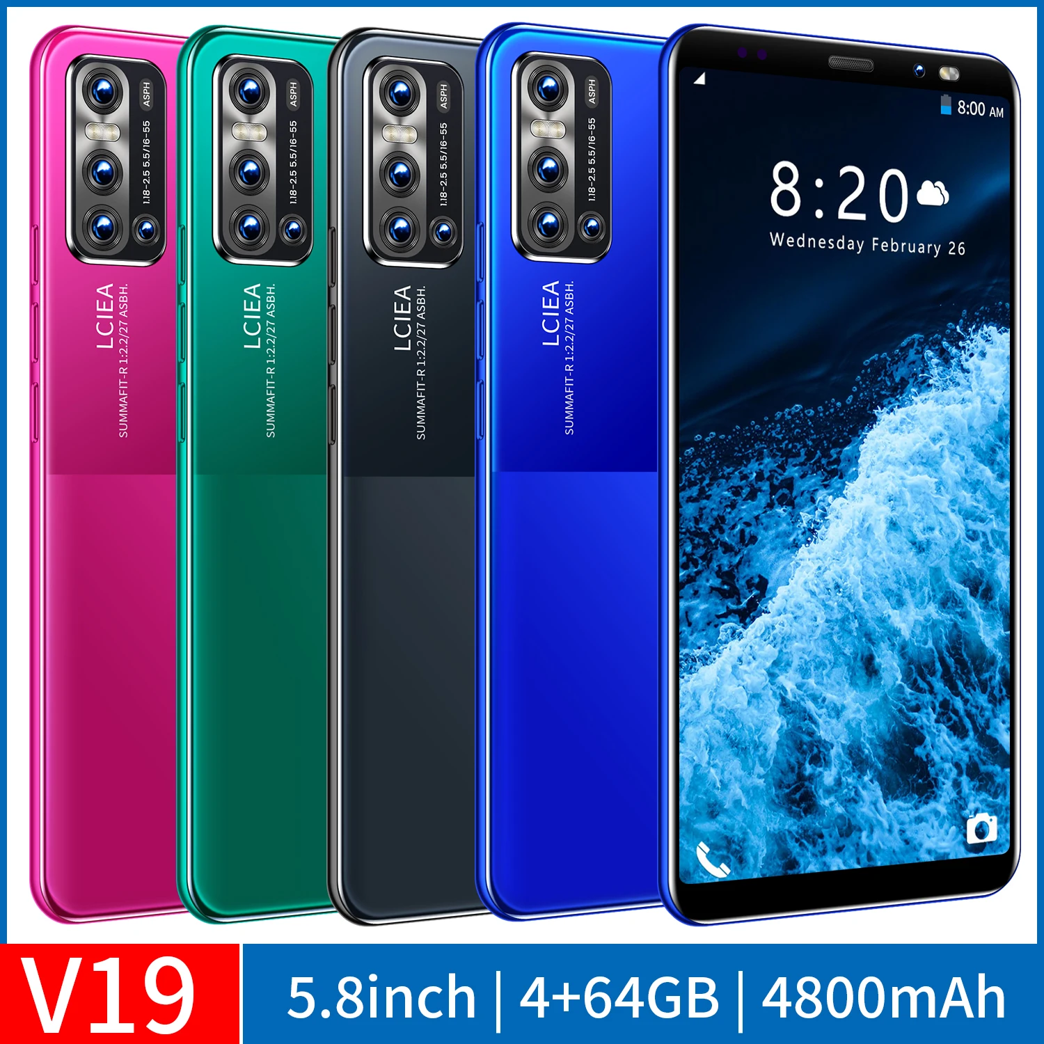V19 Global version VIVI 7.2-inch smartphone 512GB 10-core 4 camera phone gaming phone 5600mah
V19 Global version VIVI 7.2-inch smartphone 512GB 10-core 4 camera phone gaming phone 5600mah