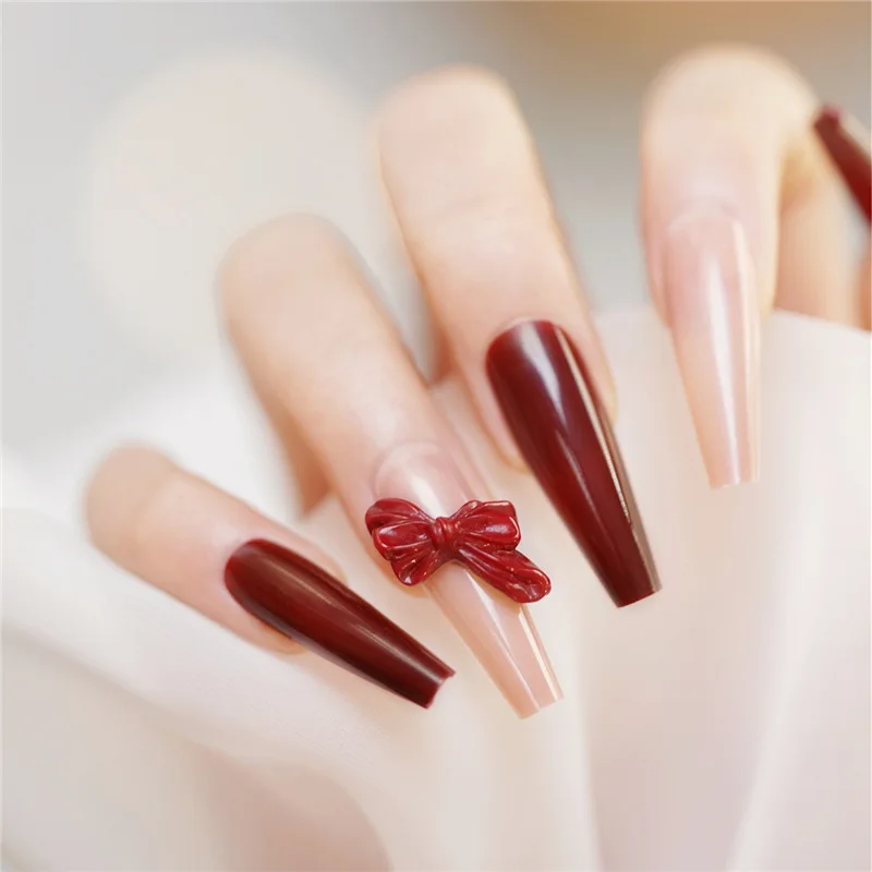 Fake Nail Pieces Gourd Red Butterfly Wearing Nail Art Stickers Finished Nail 24 Pieces Nail With Glue can CSV
Fake Nail Pieces Gourd Red Butterfly Wearing Nail Art Stickers Finished Nail 24 Pieces Nail With Glue can CSV