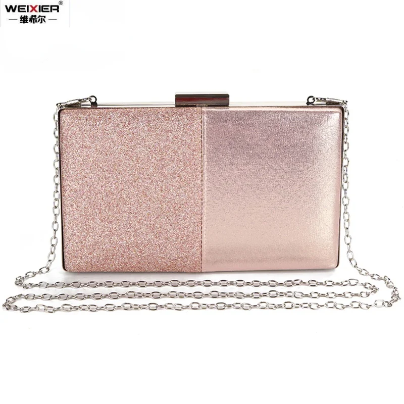 Women's Sequins Evening Bags Pink Clutch Purse and Handbag Patchwork Design Leather Women Bag Wedding Party Shoulder Bag sac이브닝백
Women's Sequins Evening Bags Pink Clutch Purse and Handbag Patchwork Design Leather Women Bag Wedding Party Shoulder Bag sac이브닝백