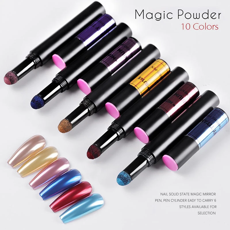 Mirror Nail Powder Cushion Pen Jelly Nail Art Glitter Mirror Laser Effect 10 Colors Nails Holographics Chrome Powder
Mirror Nail Powder Cushion Pen Jelly Nail Art Glitter Mirror Laser Effect 10 Colors Nails Holographics Chrome Powder
