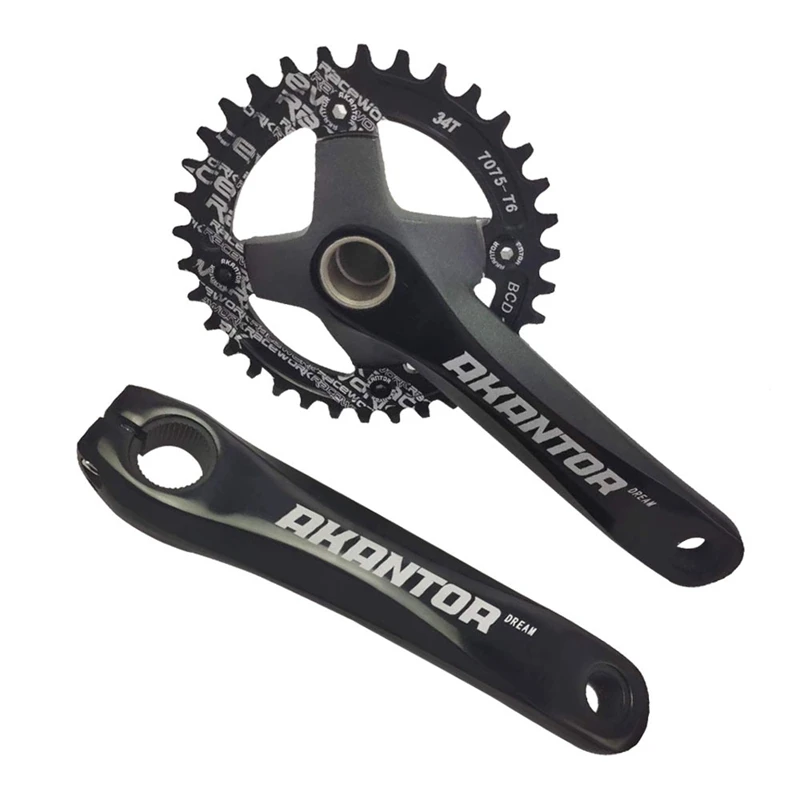 AKANTOR AK Mountain Bike Crankset Aluminum Alloy Bike Crank Arm Setfor MTB BMX Road Bicycle Blue
AKANTOR AK Mountain Bike Crankset Aluminum Alloy Bike Crank Arm Setfor MTB BMX Road Bicycle Blue