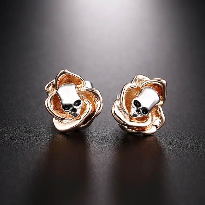 DoreenBeads модные креативные серьги гвоздики на Хэллоуин розовое золото винтажные
