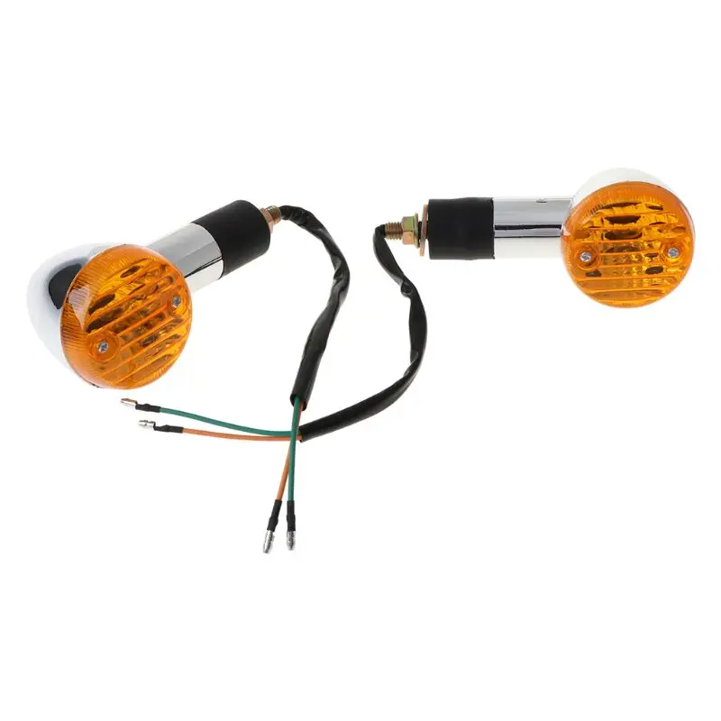 2Pcs Bullet Motorcycle Front Rear Turn Signal Light Indicators Blinkers Amber E7CA
2Pcs Bullet Motorcycle Front Rear Turn Signal Light Indicators Blinkers Amber E7CA