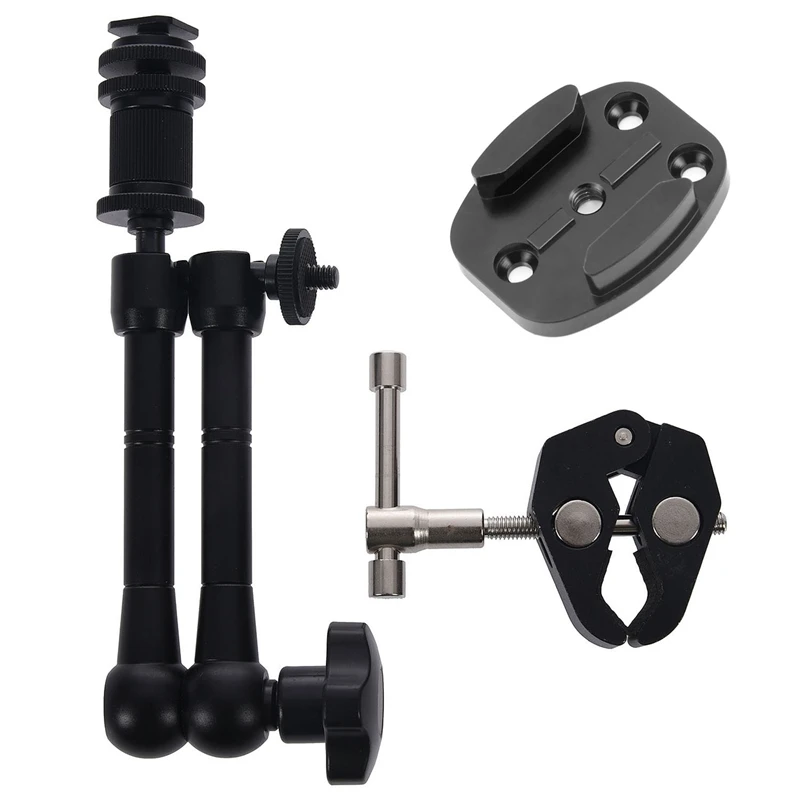 Розничная продажа зажим + 11 дюймов шарнирное сочлененное крепление articulé для Камера DSLR с плоскими штатив монтажный адаптер 1/4 Камера винт Ин...
Розничная продажа зажим + 11 дюймов шарнирное сочлененное крепление articulé для Камера DSLR с плоскими штатив монтажный адаптер 1/4 Камера винт Ин...