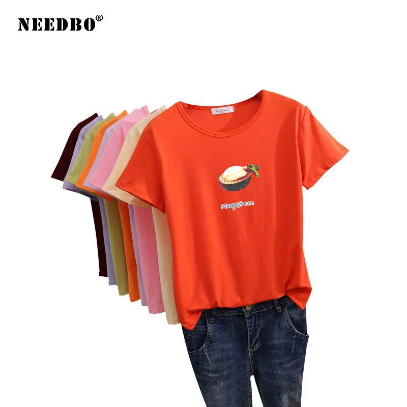 NEEDBO модная футболка женская размер S-3XL принт Harajuku женские футболки Летние студенческие Свободные повседневные футболки Топы с коротким рукавом 
NEEDBO модная футболка женская размер S-3XL принт Harajuku женские футболки Летние студенческие Свободные повседневные футболки Топы с коротким рукавом
