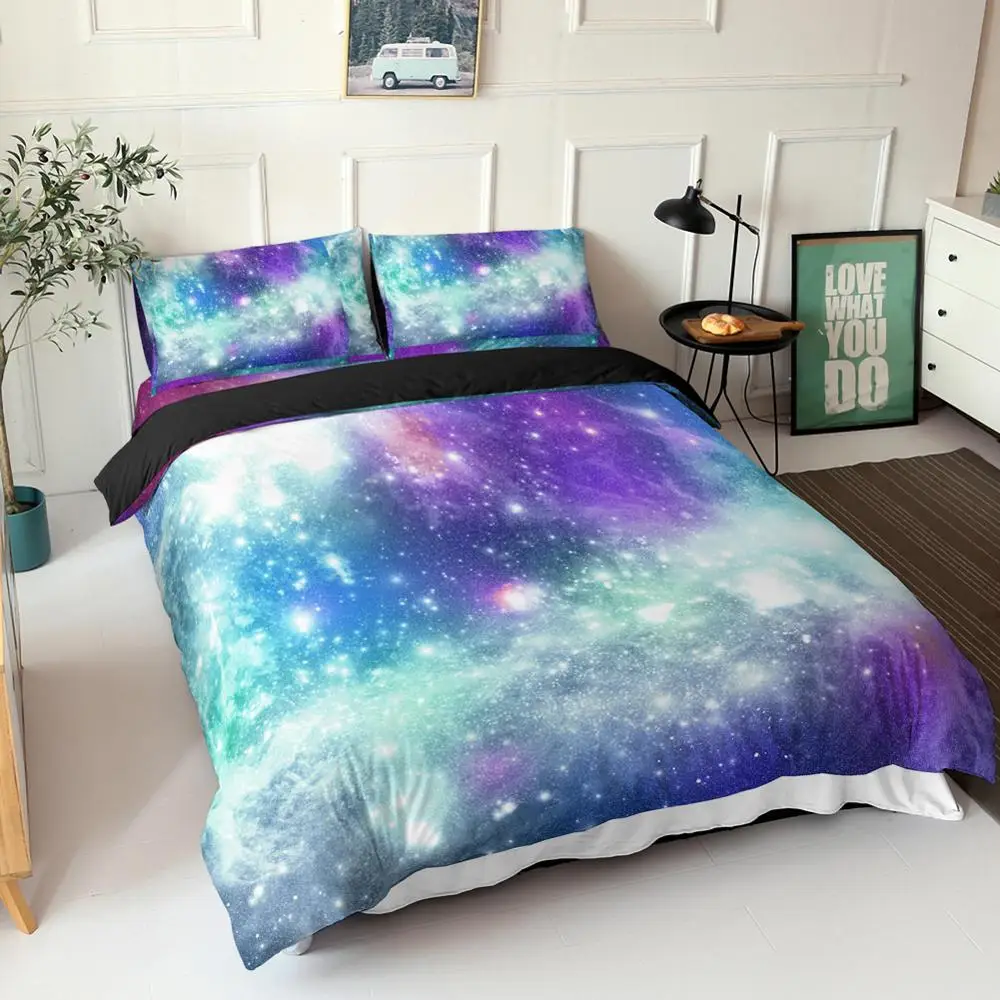 3D Star Sky Duvet Cover & Pillowcase Set With Zipper Closure Single Double Full Queen King Size Comforter Cover Duvet Cover
3D Star Sky Duvet Cover & Pillowcase Set With Zipper Closure Single Double Full Queen King Size Comforter Cover Duvet Cover