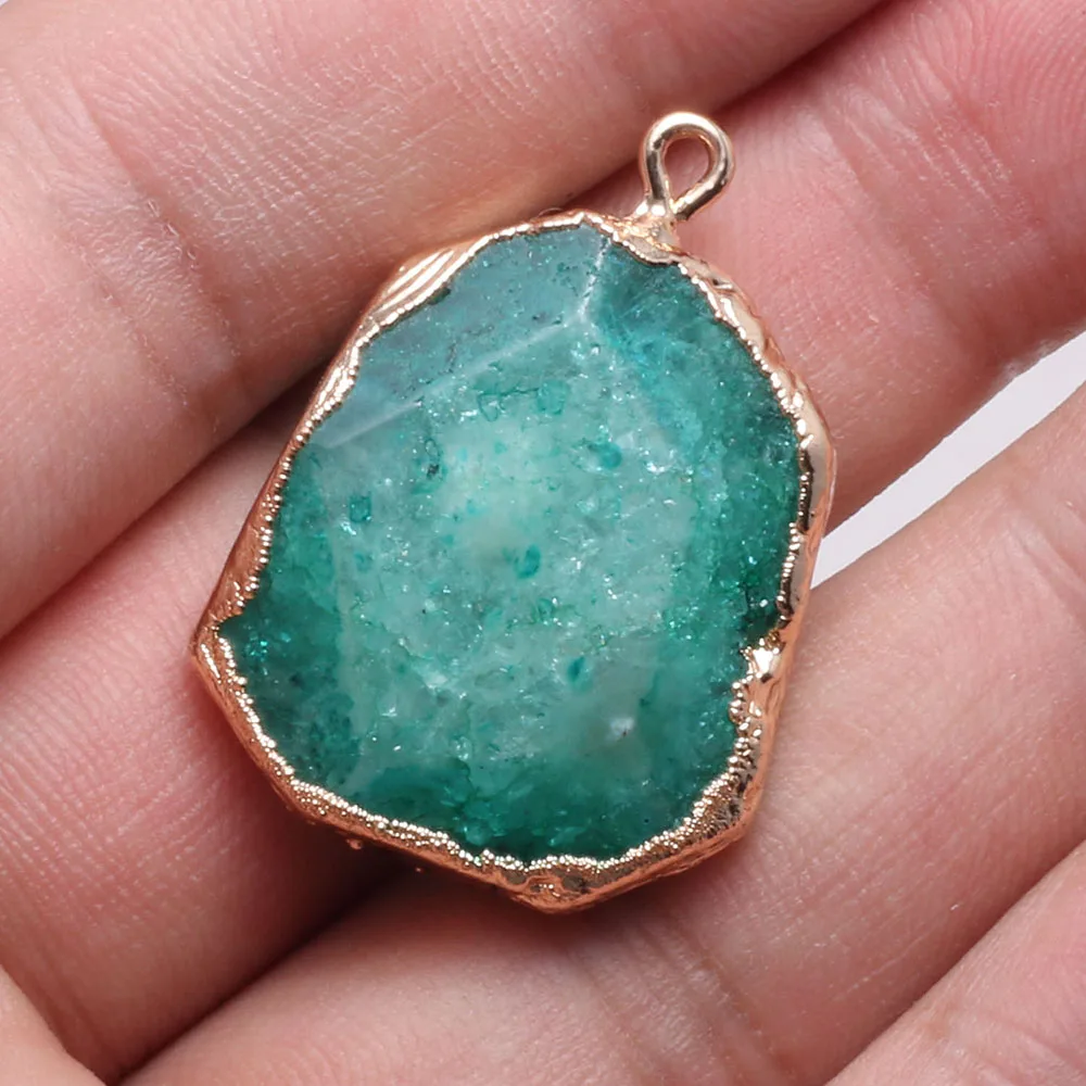 Natural Stone Pendant Irregular Shaped Fashion Faceted Pendants for Charms Jewelry Making DIY Necklace 25x32mm
Natural Stone Pendant Irregular Shaped Fashion Faceted Pendants for Charms Jewelry Making DIY Necklace 25x32mm