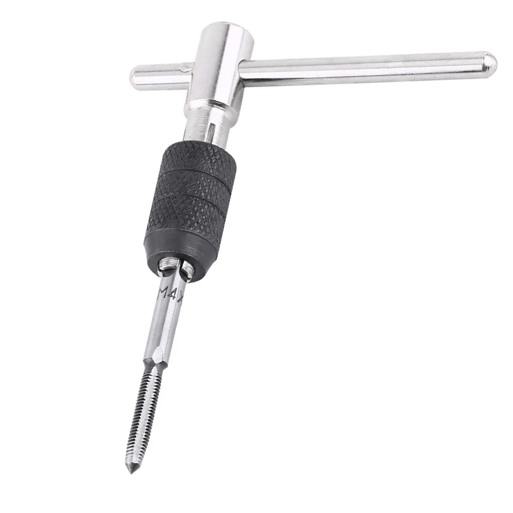 9PCS Tap Wrench Set T-Handle Reversible Ratchet Tap Holder M3-M6 Screwdriver Twist Drill Bits Hand Machinist Tool Kit
9PCS Tap Wrench Set T-Handle Reversible Ratchet Tap Holder M3-M6 Screwdriver Twist Drill Bits Hand Machinist Tool Kit