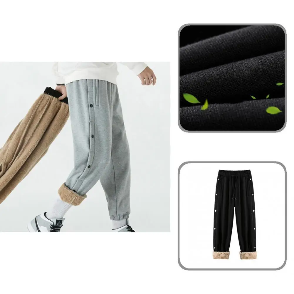 Clothes Trendy Leisure Men Pants Highly Warm Winter Trousers Button Decoration for Home
Clothes Trendy Leisure Men Pants Highly Warm Winter Trousers Button Decoration for Home
