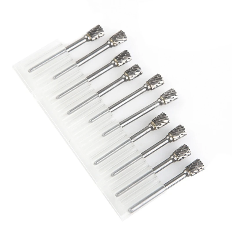 10pcs Tungsten Carbide Steel Rotary Burrs Set Grinding Head Rotary File Dropshipping 
10pcs Tungsten Carbide Steel Rotary Burrs Set Grinding Head Rotary File Dropshipping