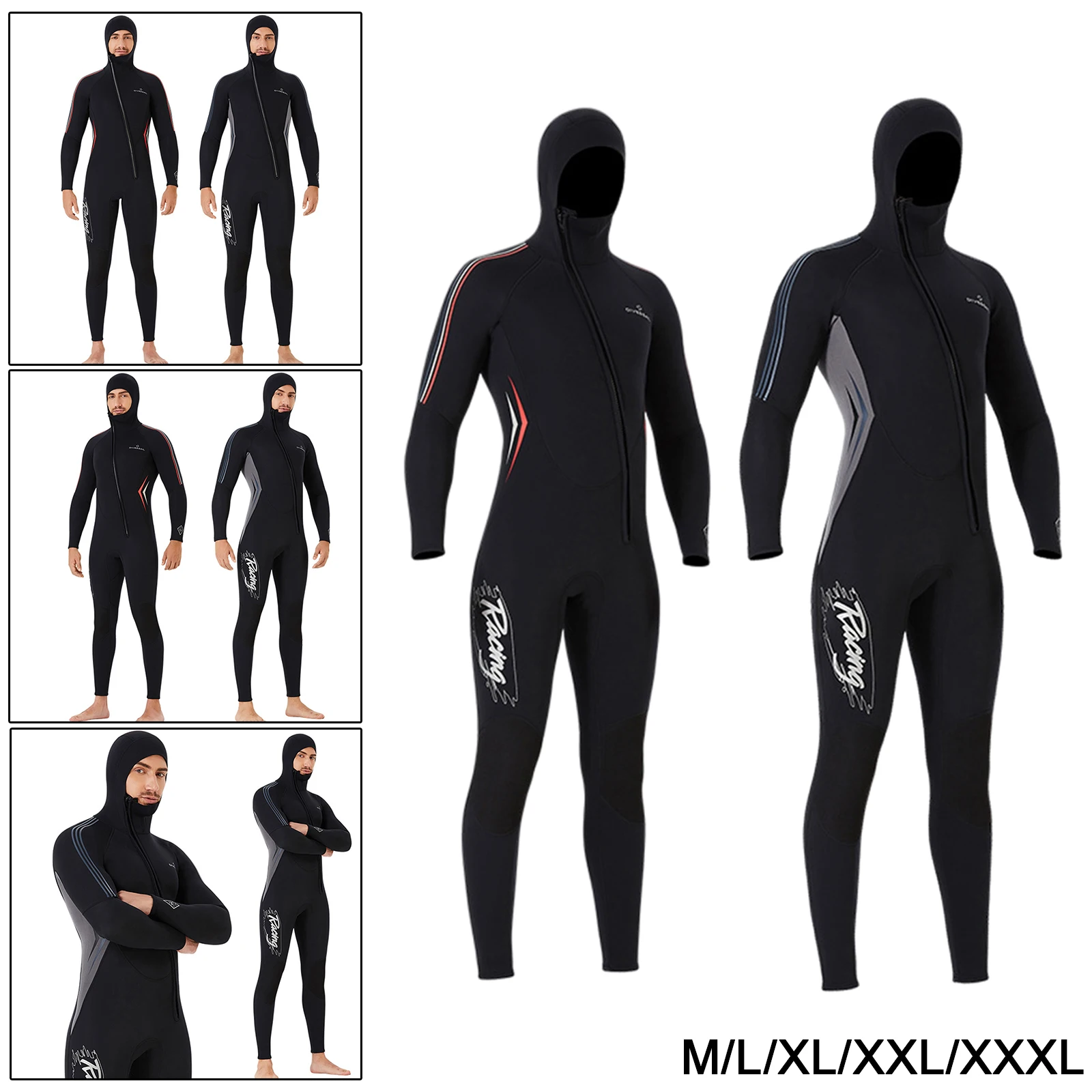 Neoprene Wetsuit Full Body Diving Suit Front Zipper Wetsuit Diving Snorkeling Surfing Deep Dive Wet Suit for Under Water Sports
Neoprene Wetsuit Full Body Diving Suit Front Zipper Wetsuit Diving Snorkeling Surfing Deep Dive Wet Suit for Under Water Sports
