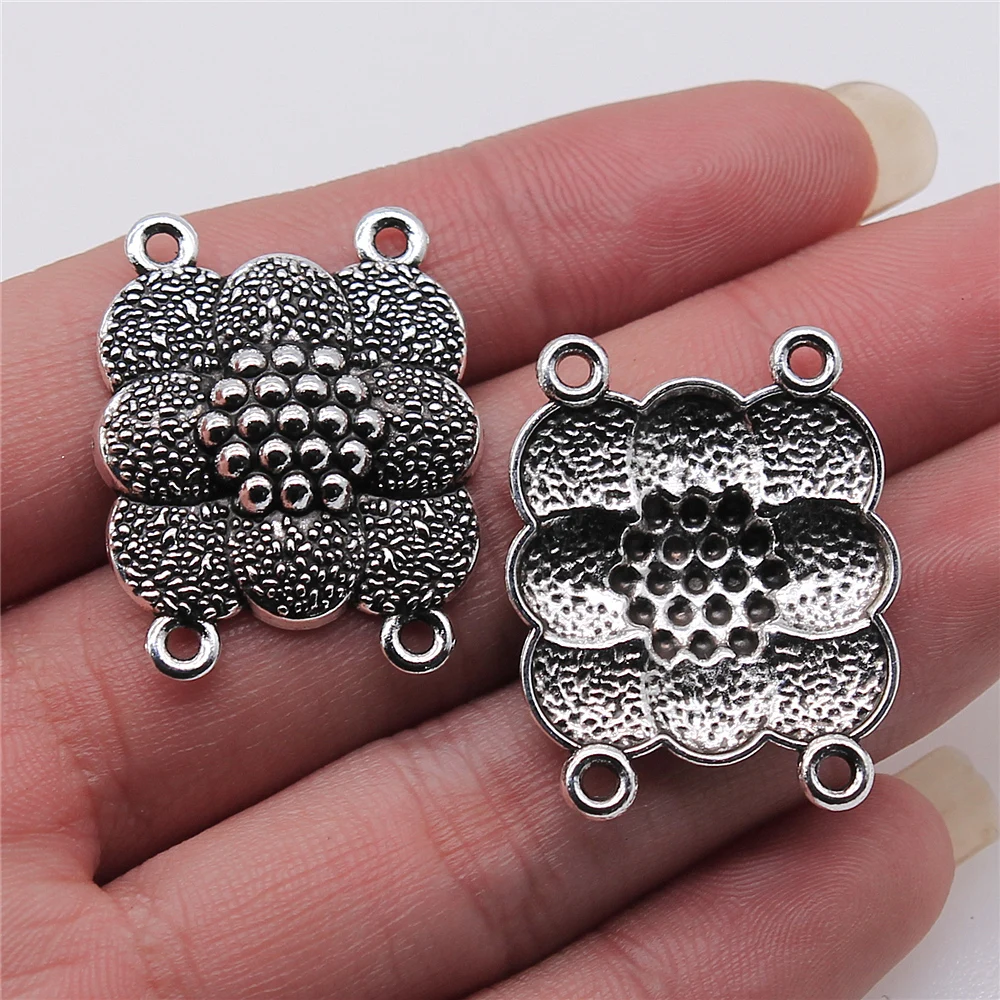 5pcs 25x31mm Body Chain Flower Porous Connectors For Jewelry Making Antique Silver Color Necklace Making
5pcs 25x31mm Body Chain Flower Porous Connectors For Jewelry Making Antique Silver Color Necklace Making