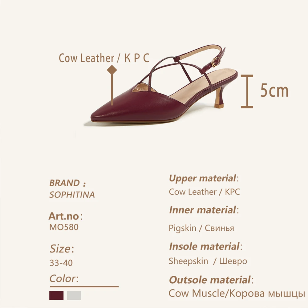 SOPHITINA Sexy Women Sandals Classic Closed Pointed Toe Cross Thin Strappy Kitten Slingbacks Ladies Slip on Summer Shoes MO580 
SOPHITINA Sexy Women Sandals Classic Closed Pointed Toe Cross Thin Strappy Kitten Slingbacks Ladies Slip on Summer Shoes MO580