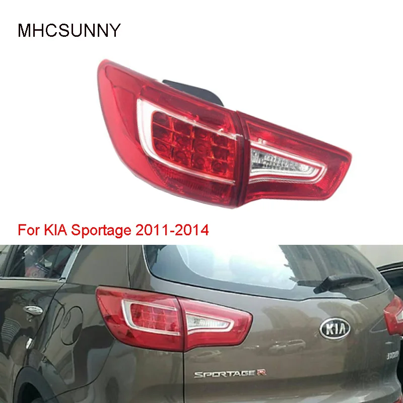 Задний светильник для KIA Sportage R 2011 2014 Q5 Стиль Хвост тормозной фонарь задний стоп