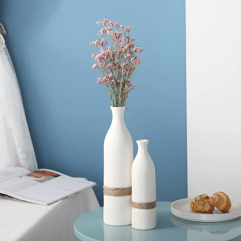 Nordic Simple Modern Ceramic Vase Ornaments Living Room Dried Flower Arrangement Ins Wind Creative Table Home Decor
Nordic Simple Modern Ceramic Vase Ornaments Living Room Dried Flower Arrangement Ins Wind Creative Table Home Decor