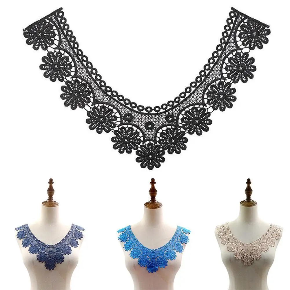 High quality Lace Fabric Sewing Craft Embellishments hollow Trims Wedding Neck Accessories Collar collar Dress flower embro G1Y6
High quality Lace Fabric Sewing Craft Embellishments hollow Trims Wedding Neck Accessories Collar collar Dress flower embro G1Y6