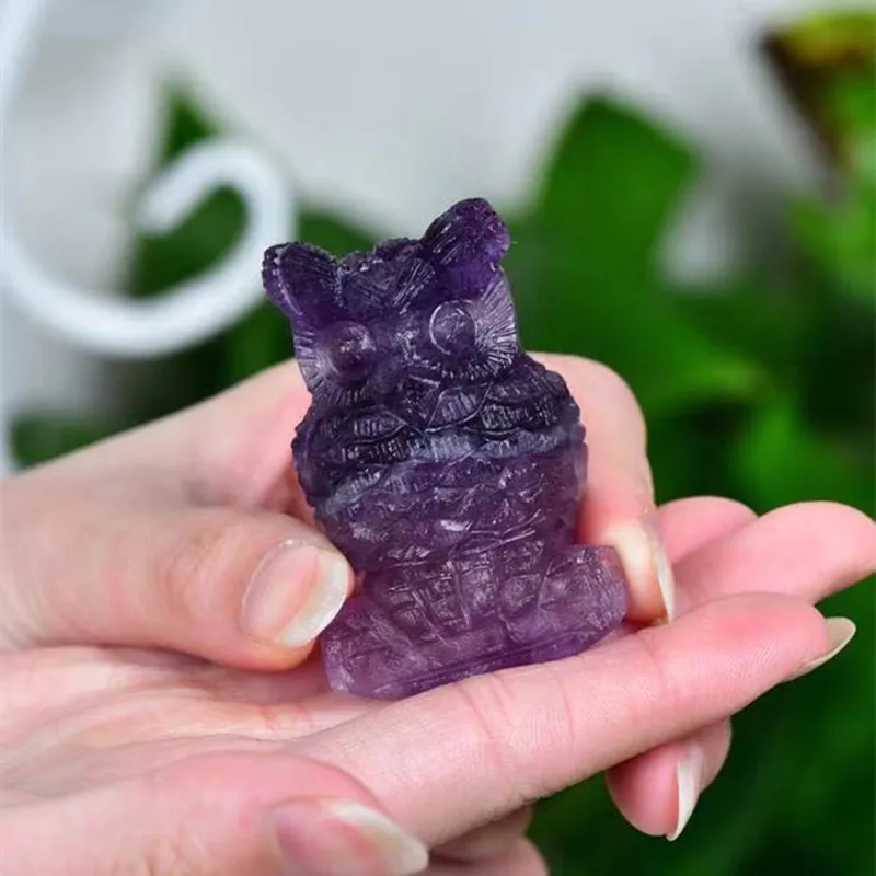 Natural Stones Hand Carved Fluorite Animals Quartz Crystals Healing Reiki Gemstones Home Decorations
Natural Stones Hand Carved Fluorite Animals Quartz Crystals Healing Reiki Gemstones Home Decorations
