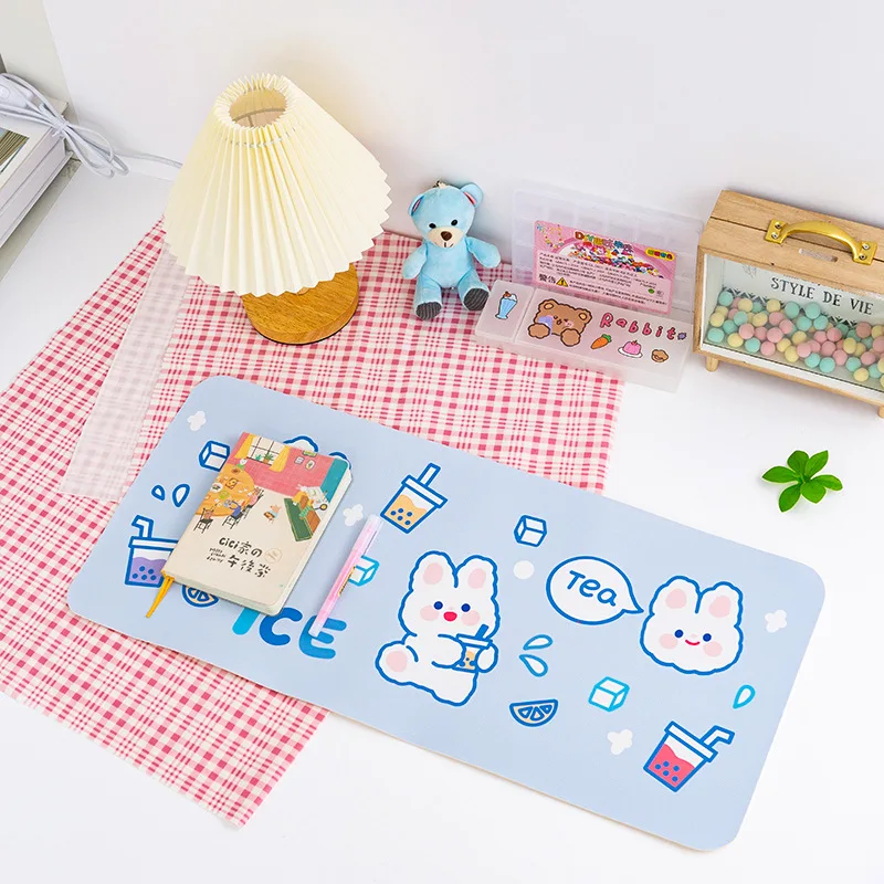 Ins Kawaii Large Mouse Pad Cute Bear Rabbit Table Mat Waterproof Mousepad Students Desktop Mat Girls Desk Table Mat PU Organizer
Ins Kawaii Large Mouse Pad Cute Bear Rabbit Table Mat Waterproof Mousepad Students Desktop Mat Girls Desk Table Mat PU Organizer