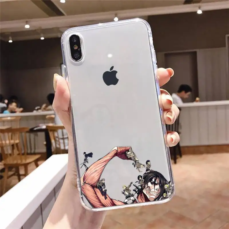 Anime attack on Titan Phone Case Transparent Clear for iPhone 12 11 mini pro 8 XS MAX 7 Plus X XR
Anime attack on Titan Phone Case Transparent Clear for iPhone 12 11 mini pro 8 XS MAX 7 Plus X XR