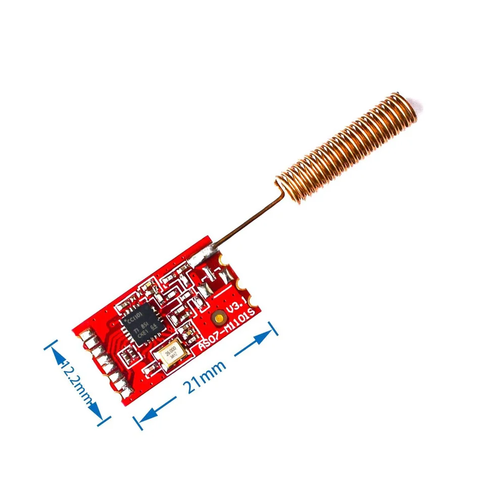 New 433M CC1101 Moudle Board Red Green 10mW Wireless Sender Receiver Module NRF905/SX1212/SI4432
New 433M CC1101 Moudle Board Red Green 10mW Wireless Sender Receiver Module NRF905/SX1212/SI4432