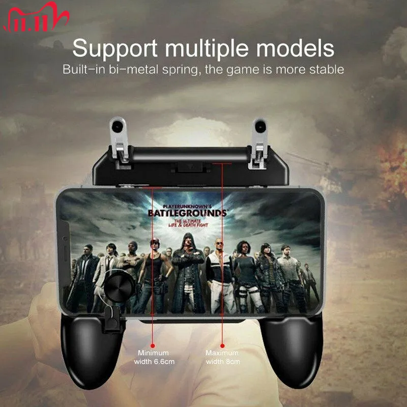 W11+ PUGB Mobile Game Controller Free Fire PUBG Mobile Joystick Gamepad Metal L1R1 Shooter Joystick for IOS Android Phones GT
W11+ PUGB Mobile Game Controller Free Fire PUBG Mobile Joystick Gamepad Metal L1R1 Shooter Joystick for IOS Android Phones GT