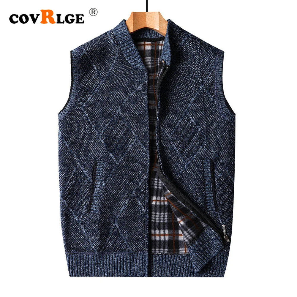 Covrlge Men's Knit Sweater Vest Spring Autumn Winter New Articles Stylish Sweater Striped Warm Casual Sweater Vest Male MZB006
Covrlge Men's Knit Sweater Vest Spring Autumn Winter New Articles Stylish Sweater Striped Warm Casual Sweater Vest Male MZB006