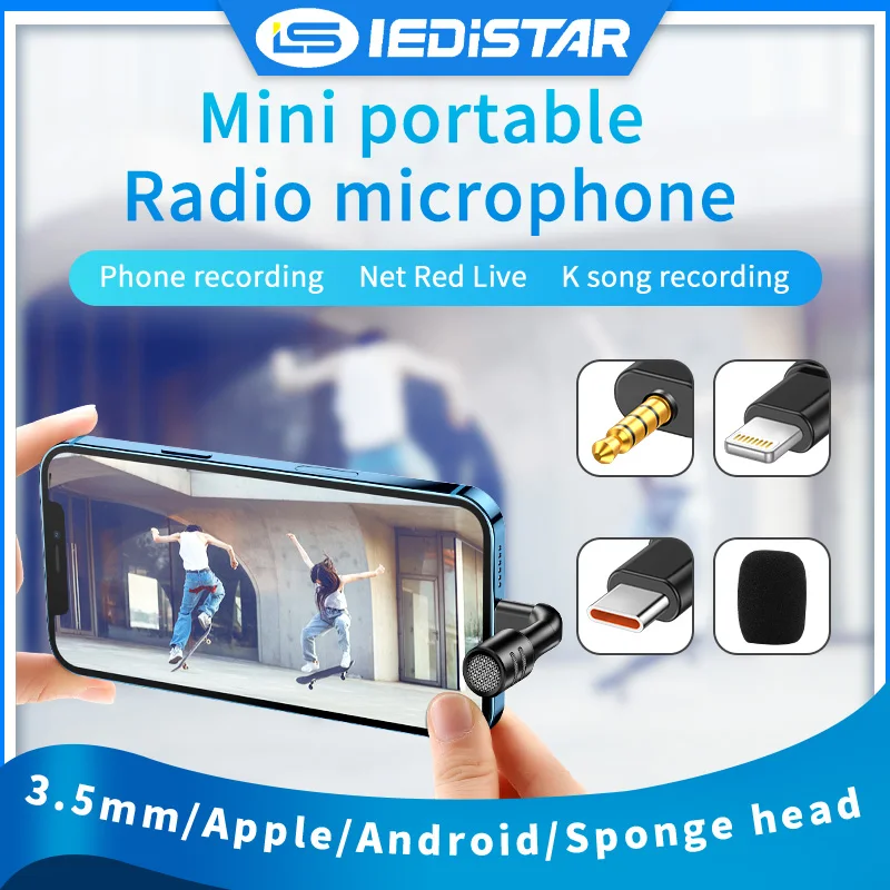 LEDISTAR MD-3 смартфон микрофон конденсаторный микрофон мини Активный Шум снижение чувствительный микрофон
LEDISTAR MD-3 смартфон микрофон конденсаторный микрофон мини Активный Шум снижение чувствительный микрофон