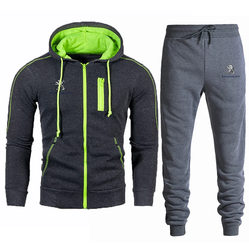 2021 Winter Men's Clothing Men Sets peugeot car Printing Hoodie Set Fleece Zipper Sweatshirt Casual Sport Sweatpants Mens
2021 Winter Men's Clothing Men Sets peugeot car Printing Hoodie Set Fleece Zipper Sweatshirt Casual Sport Sweatpants Mens