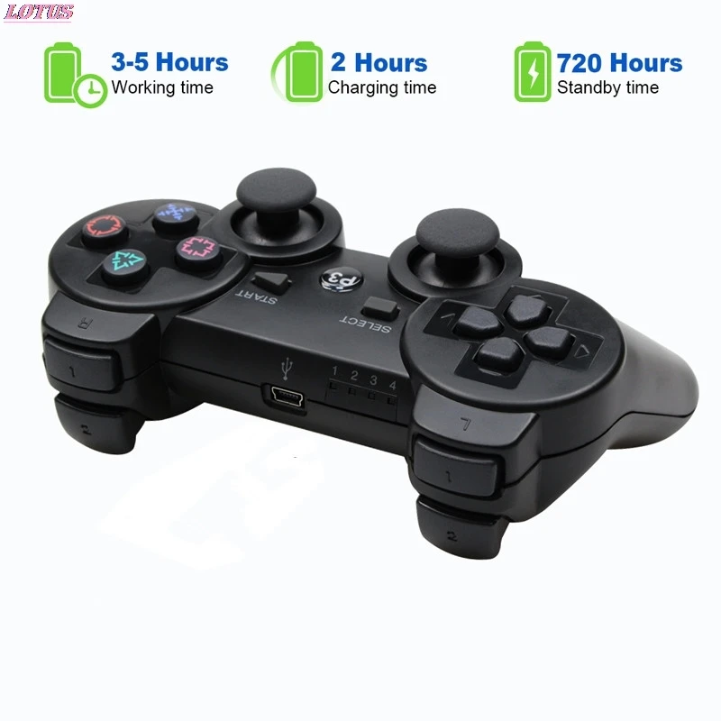 Bluetooth wireless Controller For SONY PS3 Gamepad For Play Station 3 Wireless Joystick For Sony Playstation 3 PC Controle
Bluetooth wireless Controller For SONY PS3 Gamepad For Play Station 3 Wireless Joystick For Sony Playstation 3 PC Controle