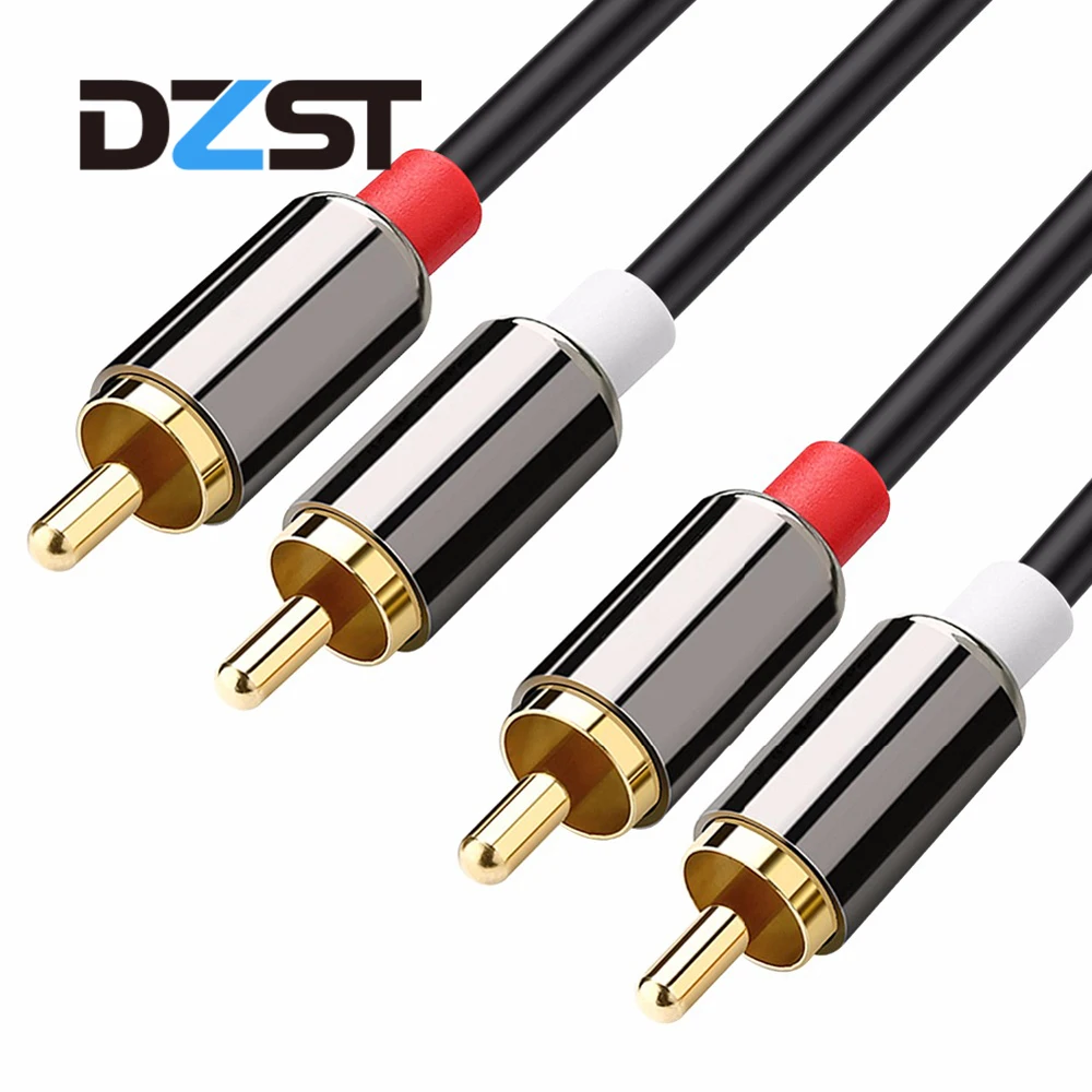 5m 2RCA to 2 RCA Male to Male Audio Cable Cord Gold-Plated Car Audio Speaker Wire for Home Theater DVD TV Amplifier Cord Compati
5m 2RCA to 2 RCA Male to Male Audio Cable Cord Gold-Plated Car Audio Speaker Wire for Home Theater DVD TV Amplifier Cord Compati