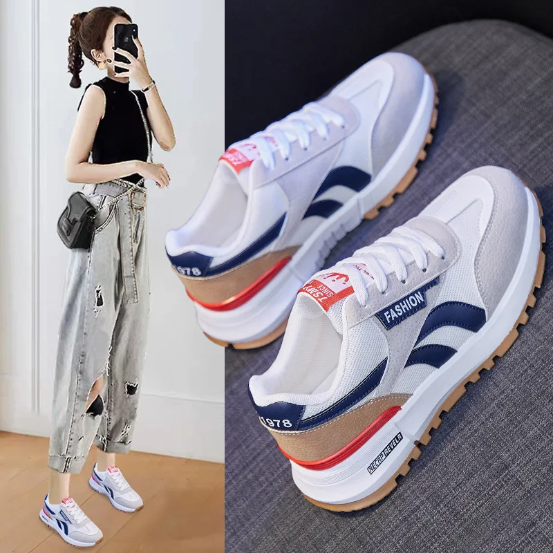 Women's Sneakers Fashion Summer 2021 Breathable Flat Shoes For Women Casual Tennis Female Skateboard Trainers Running Shoes
Women's Sneakers Fashion Summer 2021 Breathable Flat Shoes For Women Casual Tennis Female Skateboard Trainers Running Shoes