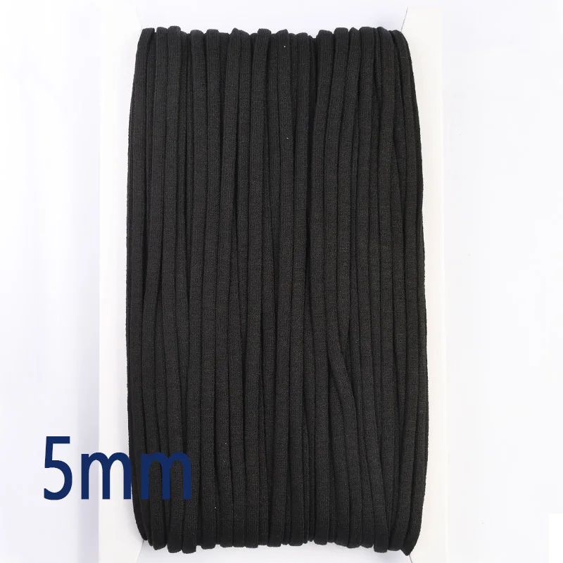 5mm Black White Elastic Band goma elastica Rubber Band Elastic Band DIY Clothing Craft elastique couture For mask costur
5mm Black White Elastic Band goma elastica Rubber Band Elastic Band DIY Clothing Craft elastique couture For mask costur