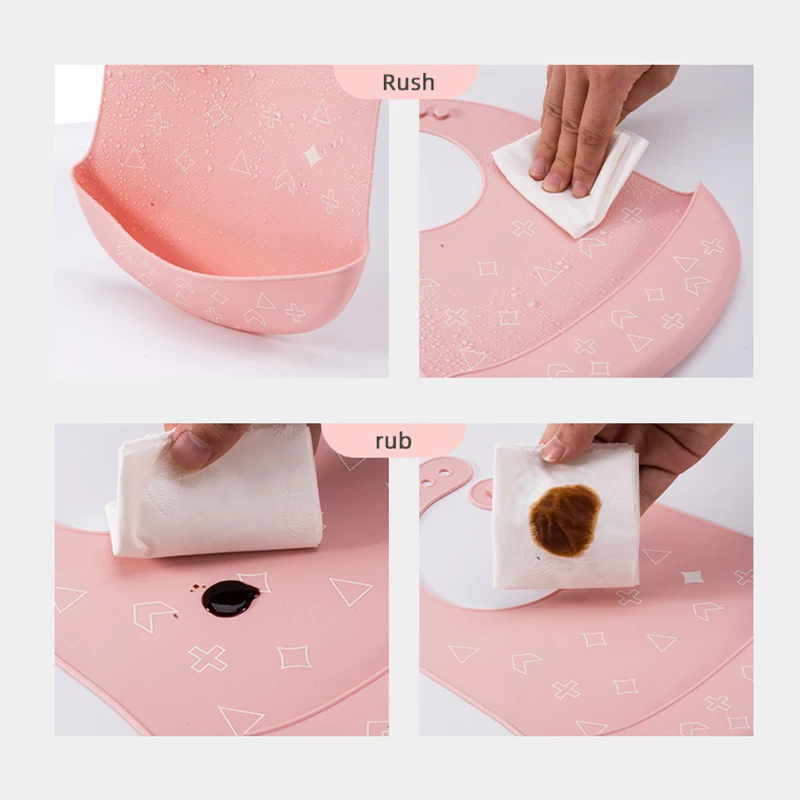 Soft Silicone Baby Bibs Waterproof BPA Free Newborn Bibs Baby Feeding Stuff Adjustable Toddler Boy Girl Bib Accessories 
Soft Silicone Baby Bibs Waterproof BPA Free Newborn Bibs Baby Feeding Stuff Adjustable Toddler Boy Girl Bib Accessories