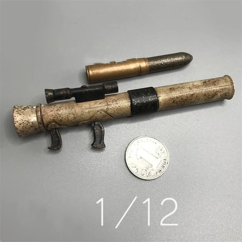 IronFingers Scale 1/12 Toys Model Small Heavy Artillery Cannon Bazooka World War II Conflict For Movable 6 Inch Soldier Figures 
IronFingers Scale 1/12 Toys Model Small Heavy Artillery Cannon Bazooka World War II Conflict For Movable 6 Inch Soldier Figures