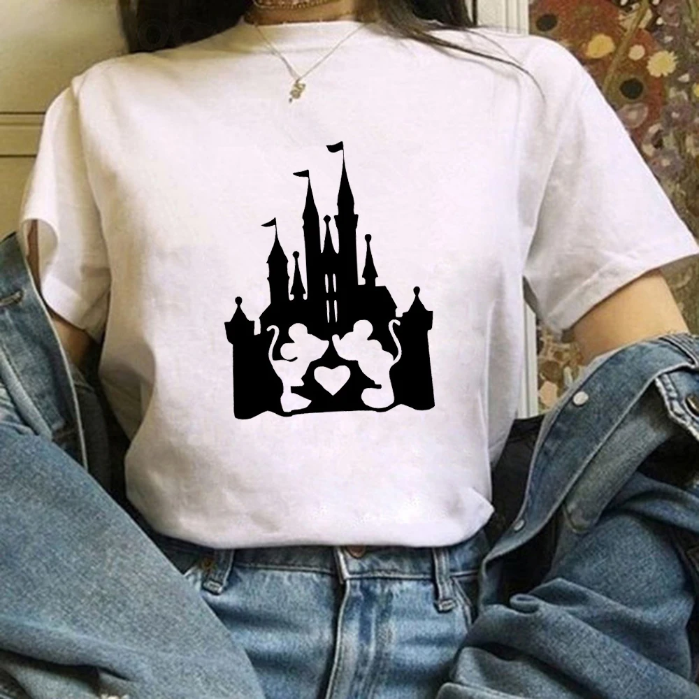 Mickey Minnie Print Tshirt Modern Minimalist Cartoon Arrivals Disney Wild about Disney Cool Family Look Female Short Sleeve
Mickey Minnie Print Tshirt Modern Minimalist Cartoon Arrivals Disney Wild about Disney Cool Family Look Female Short Sleeve