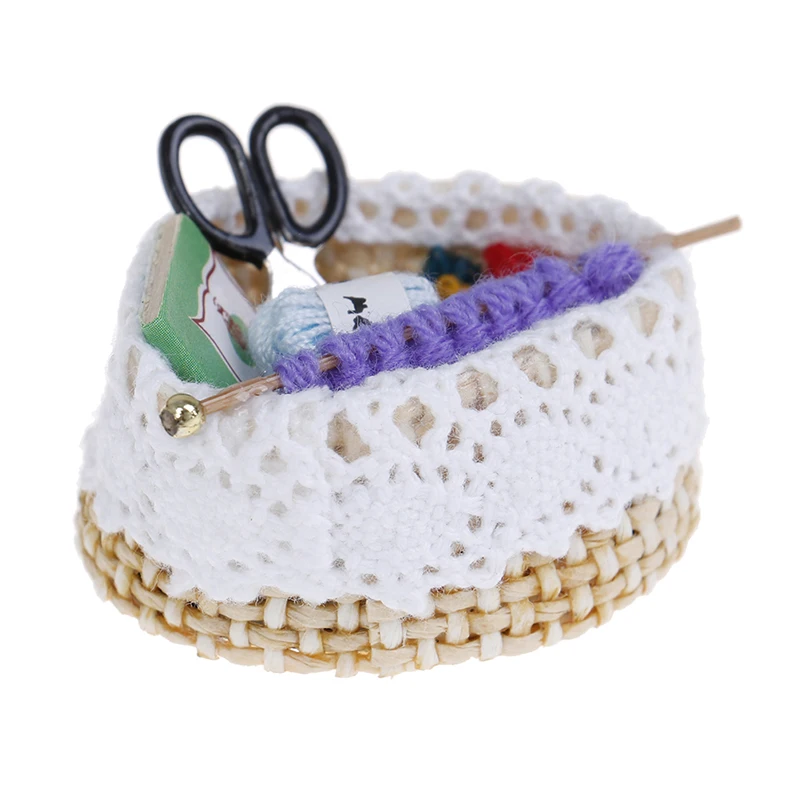 Mini 1:12 Dollhouse Miniature Wool Knitting Tool Doll Pretend Toy Collectible Gift
Mini 1:12 Dollhouse Miniature Wool Knitting Tool Doll Pretend Toy Collectible Gift