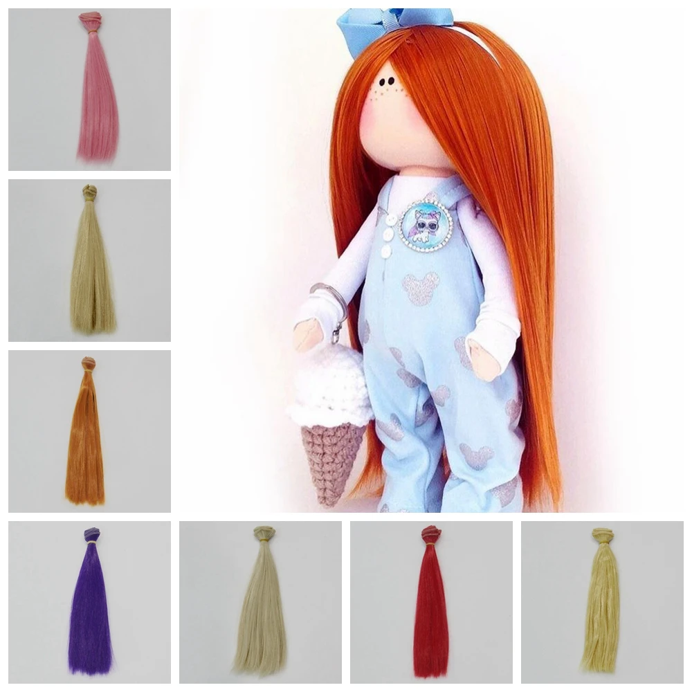 1 Piece 15/25*100cm Doll Accessories Straight Synthetic Fiber Wig Hair For Doll Wigs High-temperature Wire for SD Russian Doll
1 Piece 15/25*100cm Doll Accessories Straight Synthetic Fiber Wig Hair For Doll Wigs High-temperature Wire for SD Russian Doll