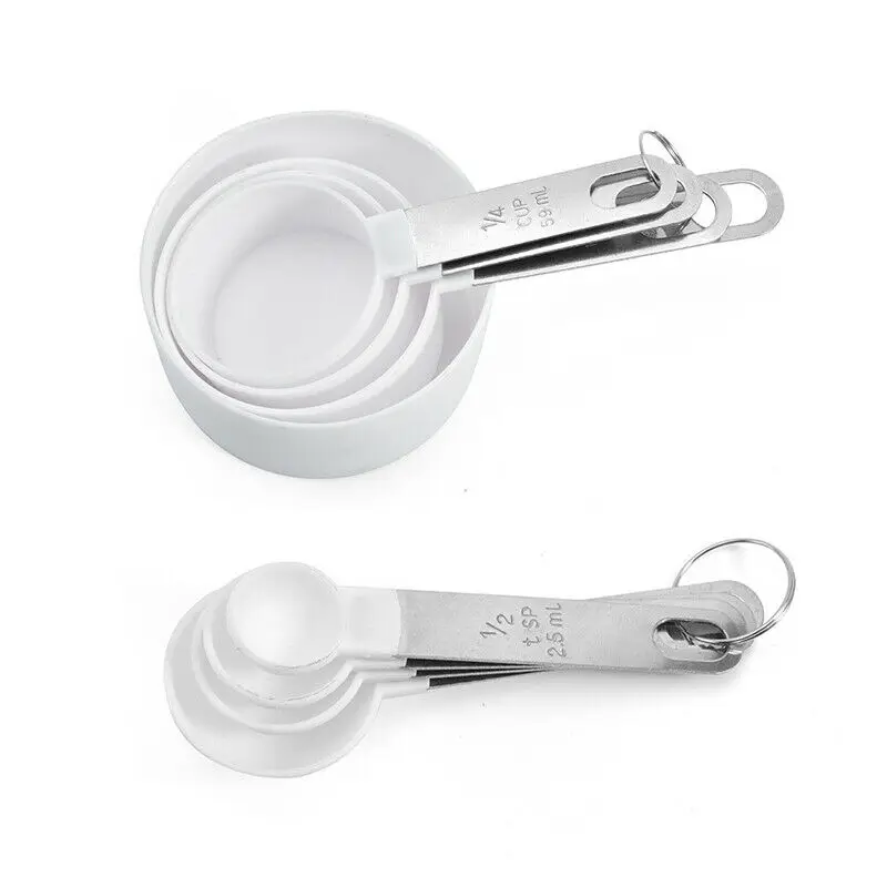 8pcs Stainless Steel Measuring Cups Spoons Kitchen Baking Cooking Tools Set With Scale Measuring Spoon Measuring Set Baking Tool
8pcs Stainless Steel Measuring Cups Spoons Kitchen Baking Cooking Tools Set With Scale Measuring Spoon Measuring Set Baking Tool