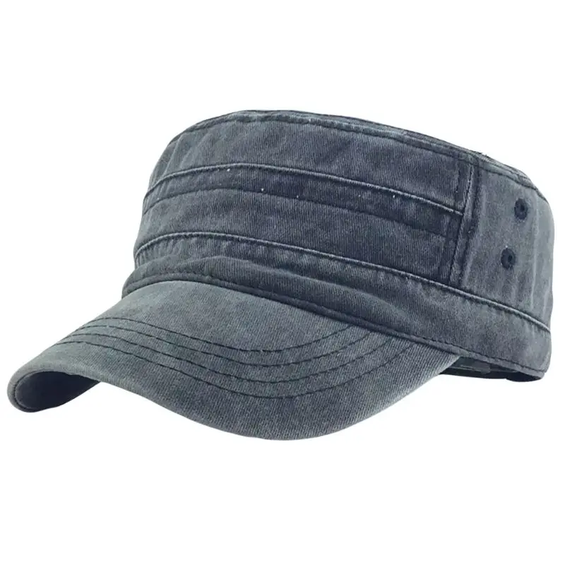 Unisex Vintage Washed Cotton Cadet Baseball Cap Solid Color Outdoor Sunscreen Adjustable Classic Flat Top Peaked Hat
Unisex Vintage Washed Cotton Cadet Baseball Cap Solid Color Outdoor Sunscreen Adjustable Classic Flat Top Peaked Hat