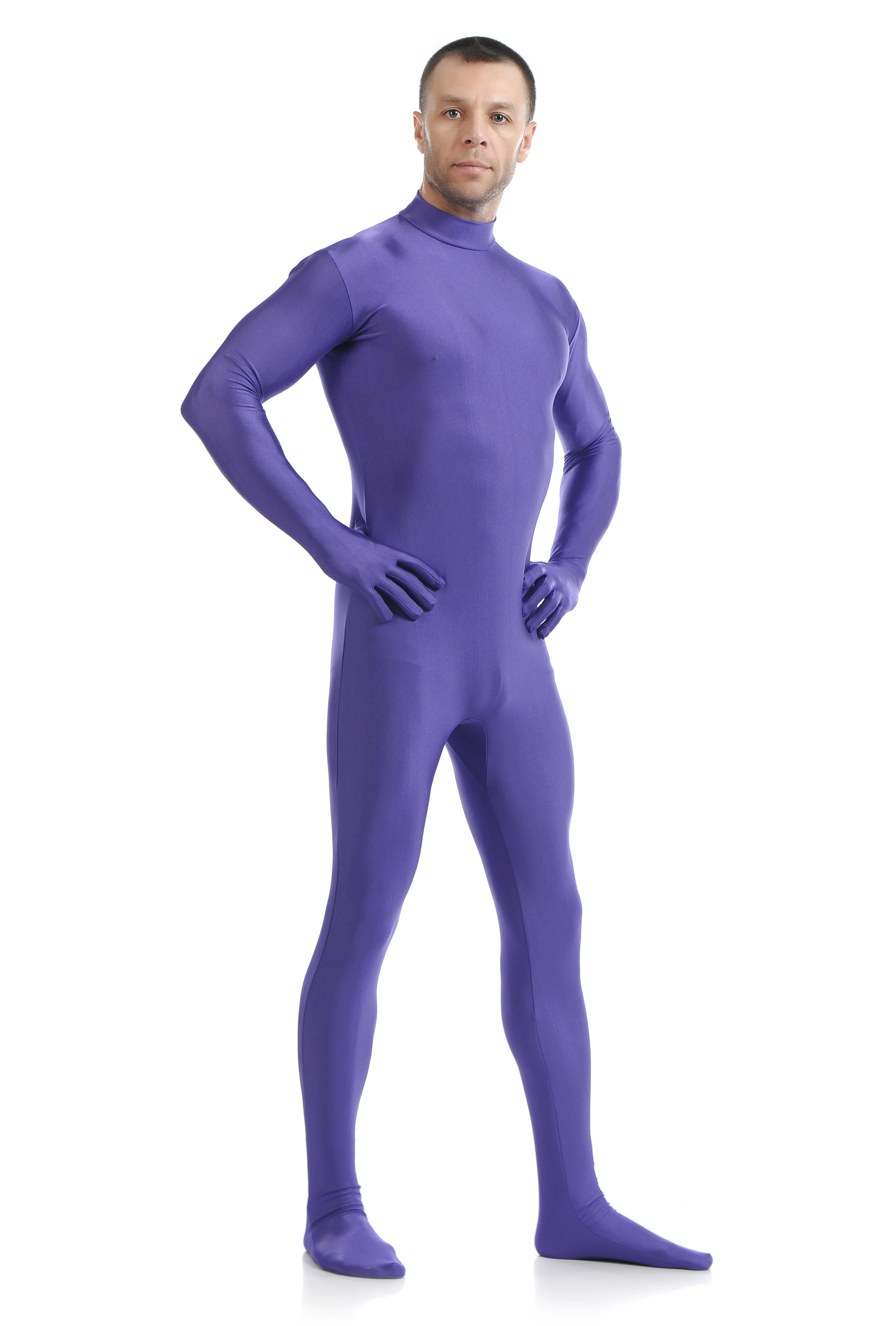 (CM-24) Purple Spandex Zentai Full Body Skin Tight Jumpsuit Zentai Suit Bodysuit Costume for Women/Men Unitard Lycra Dancewear
(CM-24) Purple Spandex Zentai Full Body Skin Tight Jumpsuit Zentai Suit Bodysuit Costume for Women/Men Unitard Lycra Dancewear