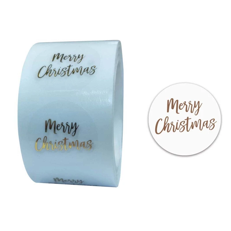 500pcs/roll Round Transparent Gold Foil Merry Christmas Stickers Seal Label for stamp Envelopes Cards Invitations Gift Packages
500pcs/roll Round Transparent Gold Foil Merry Christmas Stickers Seal Label for stamp Envelopes Cards Invitations Gift Packages