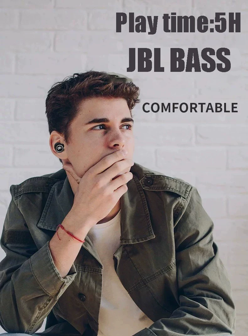 JBL TWS-18/x8 True Wireless Bluetooth Earphones T220TWS Stereo Earbuds Bass Sound Headphones Headset with Mic Charging Case
JBL TWS-18/x8 True Wireless Bluetooth Earphones T220TWS Stereo Earbuds Bass Sound Headphones Headset with Mic Charging Case