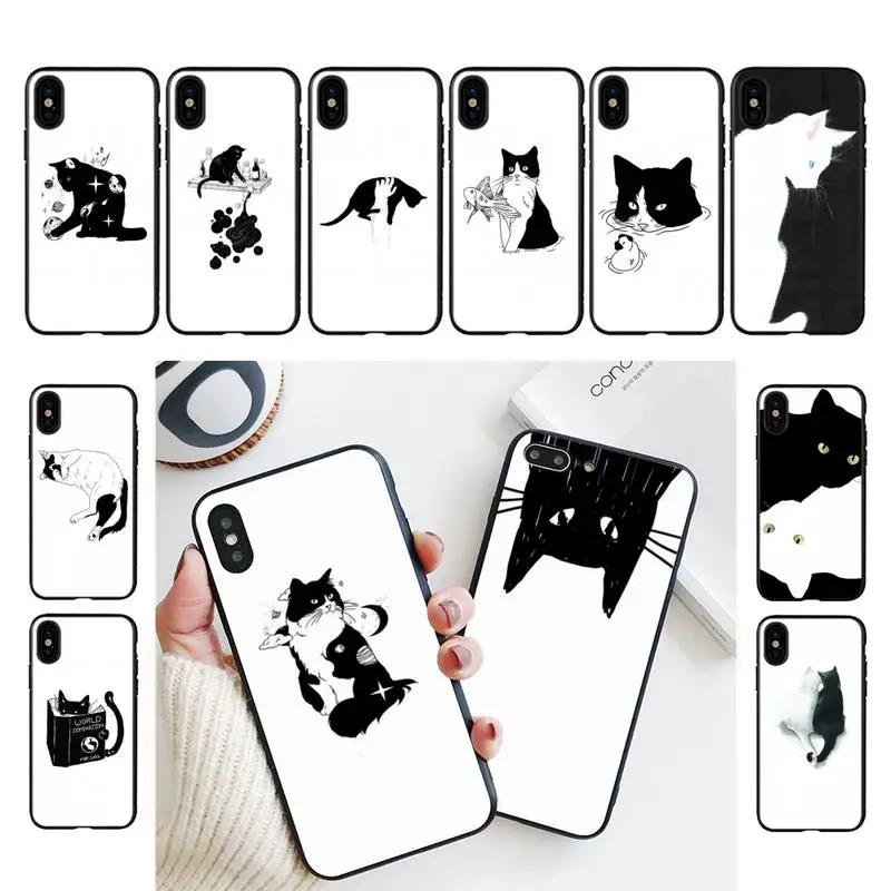 YNDFCNB Art of black and white cat Phone Case For iphone 13 11 8 7 6 6S Plus X XS MAX 5 5S se 2020 11 12pro max iphone xr case
YNDFCNB Art of black and white cat Phone Case For iphone 13 11 8 7 6 6S Plus X XS MAX 5 5S se 2020 11 12pro max iphone xr case