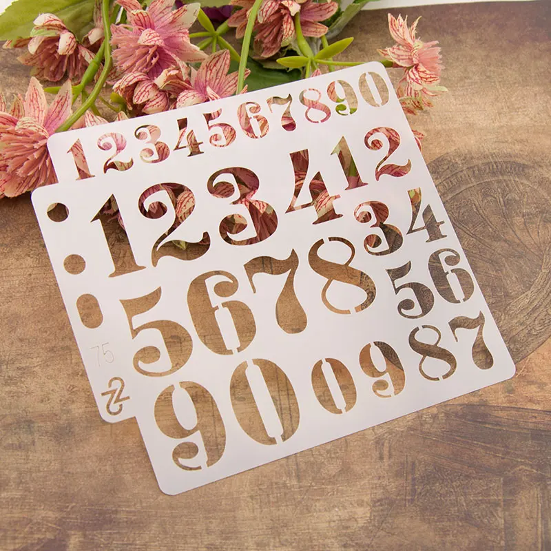 Halloween Skeleton Numbers Stencils for DIY Scrapbooking Plastic Handmade Template Photo Album Cake Tools Decor Painting Drawing 
Halloween Skeleton Numbers Stencils for DIY Scrapbooking Plastic Handmade Template Photo Album Cake Tools Decor Painting Drawing