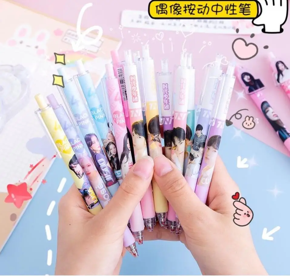 Cute cartoon Neutral pen 0.5mm Black Blue Ink Gel Pen Set School&Office Writing Stationery supplies
Cute cartoon Neutral pen 0.5mm Black Blue Ink Gel Pen Set School&Office Writing Stationery supplies