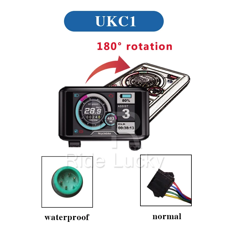 Новейший цветной TFT дисплей UKC1 с USB разъемом для контроллера Sabvoton