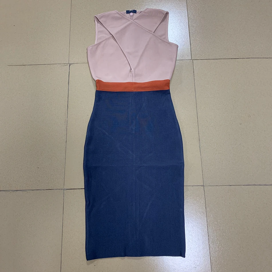 Ailigou 2021 New Summer Ladies Bandage Dress Vestidos Stitching Sexy Hollow Sleeveless Midi Club Dress Celebrity Party Dress
Ailigou 2021 New Summer Ladies Bandage Dress Vestidos Stitching Sexy Hollow Sleeveless Midi Club Dress Celebrity Party Dress
