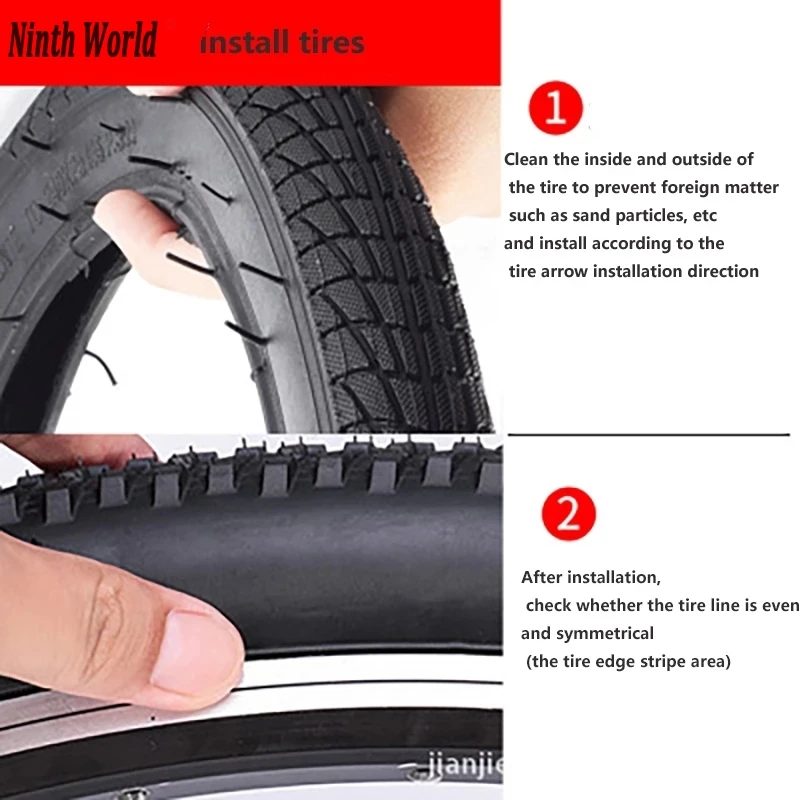 Bicycle tire anti-puncture 12/14/16/20/24/26X1.75/1.95/2.4 inch bicycle tire mountain bike inner and outer tire accessories
Bicycle tire anti-puncture 12/14/16/20/24/26X1.75/1.95/2.4 inch bicycle tire mountain bike inner and outer tire accessories